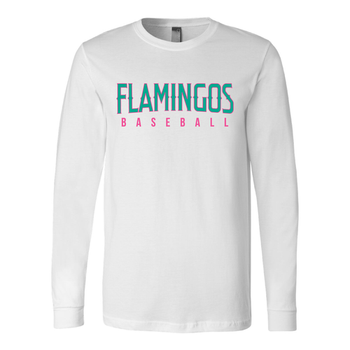 Flamingos Baseball Long Sleeve