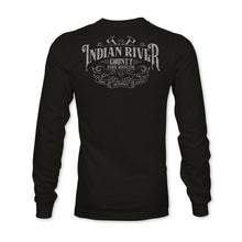 Load image into Gallery viewer, Indian River County Vintage Heather Black Long Sleeve