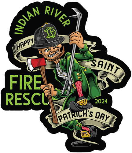 Diecut Sticker St Patrick's Day 2024 IRCFR