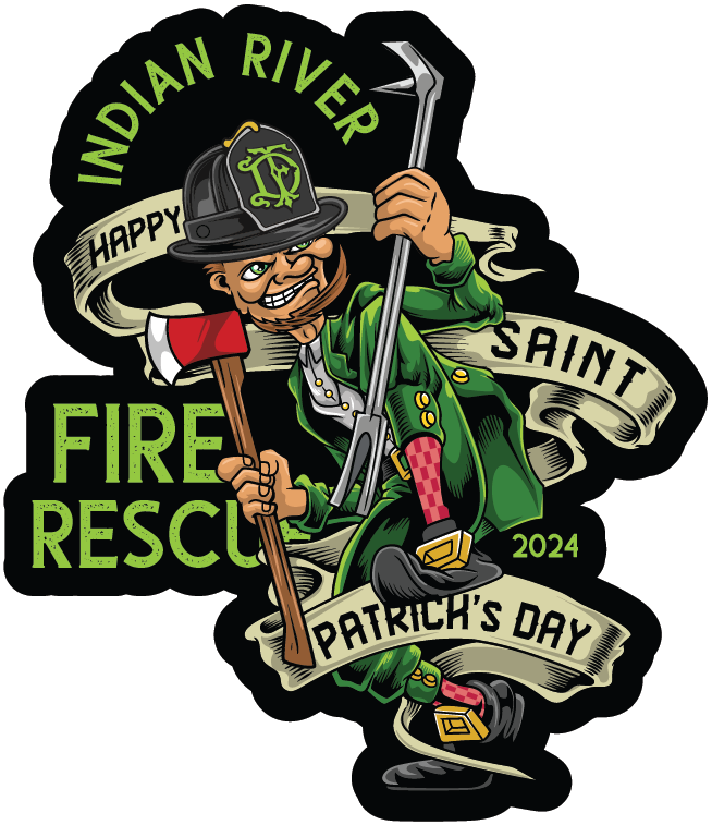Diecut Sticker St Patrick's Day 2024 IRCFR