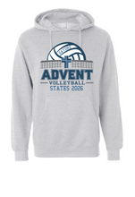 Load image into Gallery viewer, Advent Volleyball States Hoodie 2026