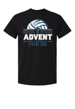 Load image into Gallery viewer, Advent Volleyball States T-Shirts 2026