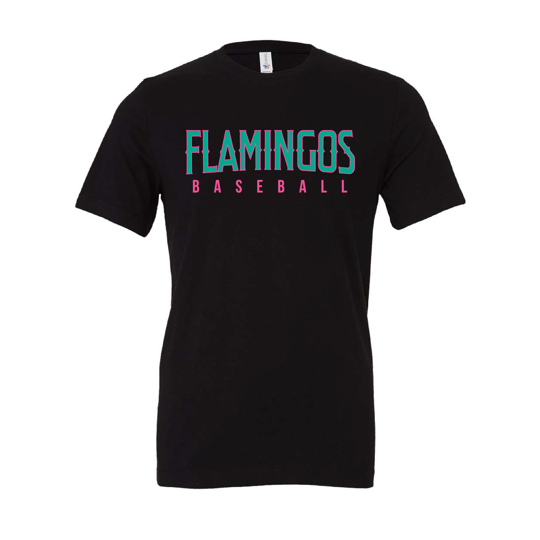 Flamingos Baseball Short Sleeve