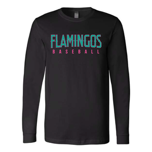 Flamingos Baseball Long Sleeve