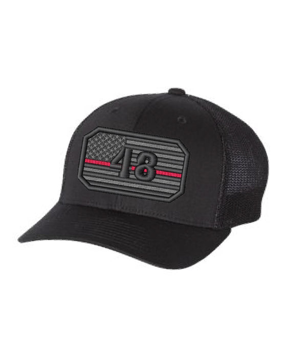 Thin red line passport hat