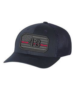 Thin red line passport hat