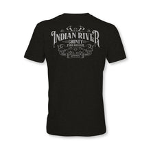 Load image into Gallery viewer, Indian River County Vintage Heather Black Short Sleeve